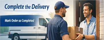 Yksityishenkilö vahvistaa toimituksen valmistumisen kuljetuksen päätyttyä ExusTransissa